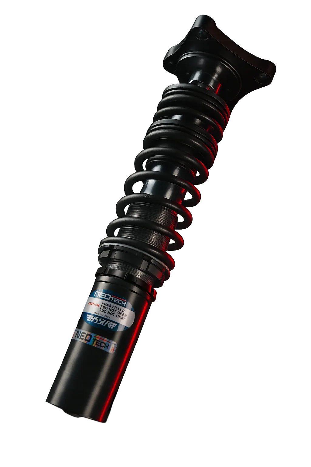 NEOSport coilover with a black spring and NEOTECH damper body